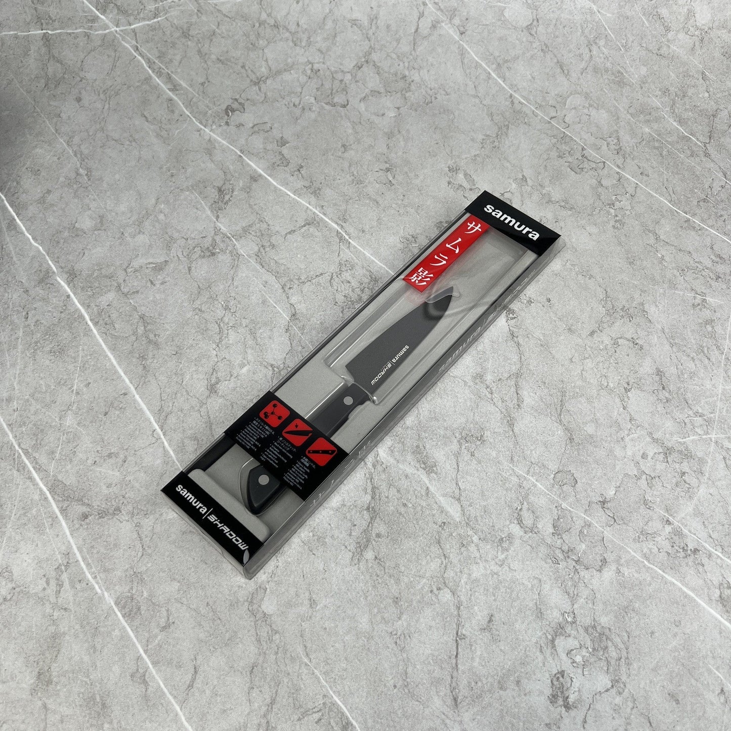 Samura Shadow AUS-8 Non-Stick Paring 99mm