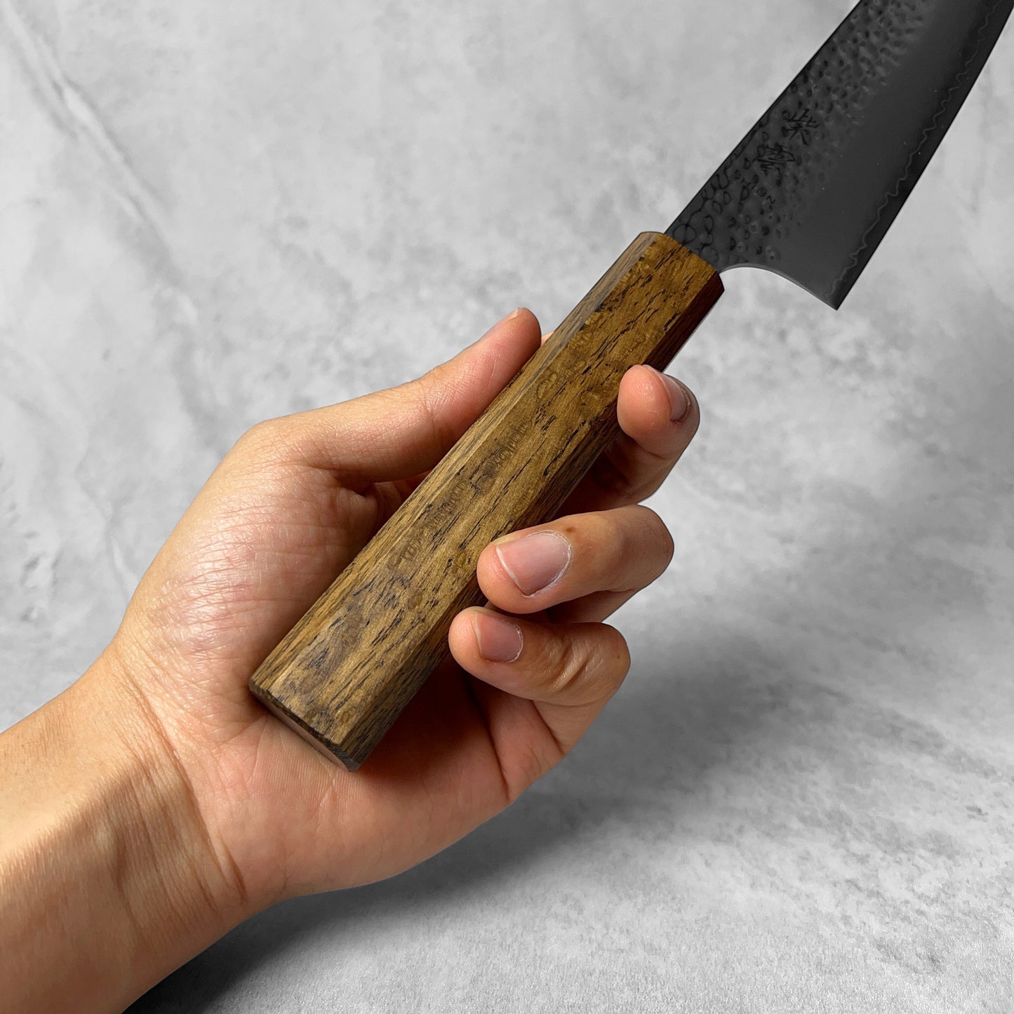 Seki Kanetsugu Shiun VG10 Soot Black Gyuto 200mm