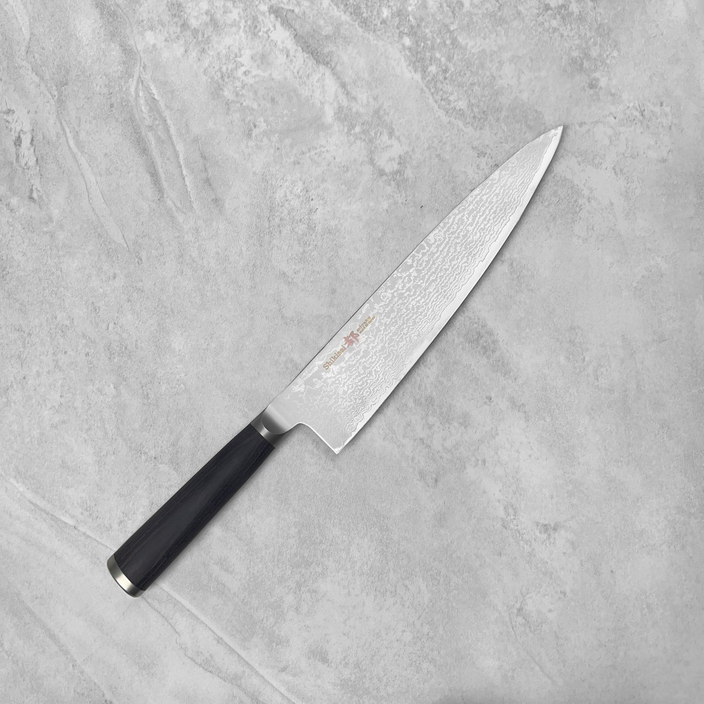 Shikisai Miyako AUS-8 Damascus Gyuto