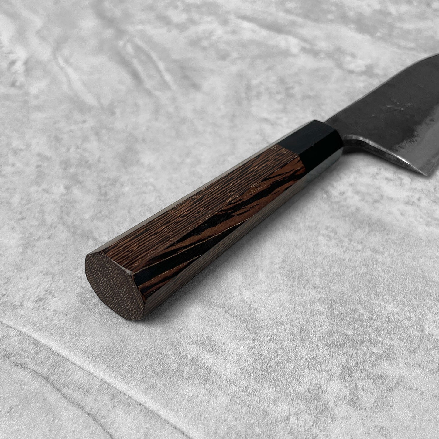 Hatsukokoro Kurokaze Blue #2 Double Beveled Deba 180mm
