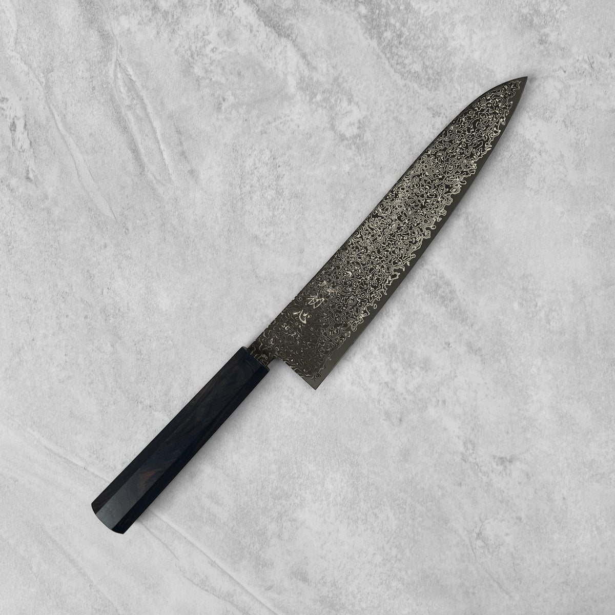 Hatsukokoro Saihyo Kurozome SG2 Damascus Gyuto (by Yauji)