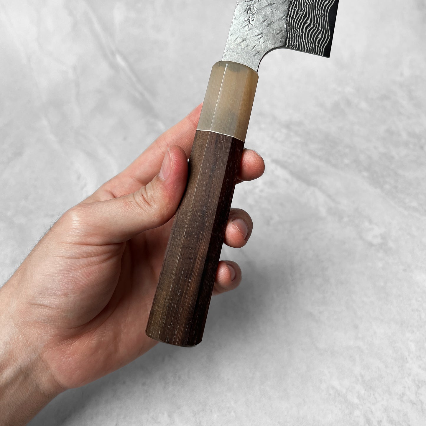 Nigara Hamono SG STRIX Tsuchime Damascus Bunka 180mm