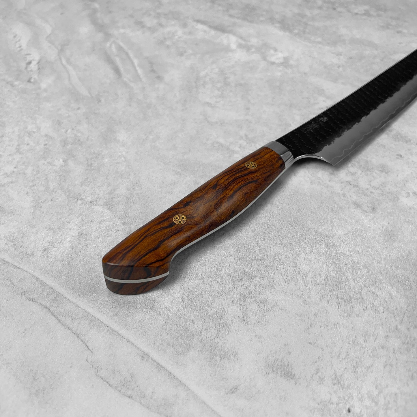 Nigara Hamono SG2 Kurouchi Tsuchime Ironwood Western Sakimaru Sujihiki