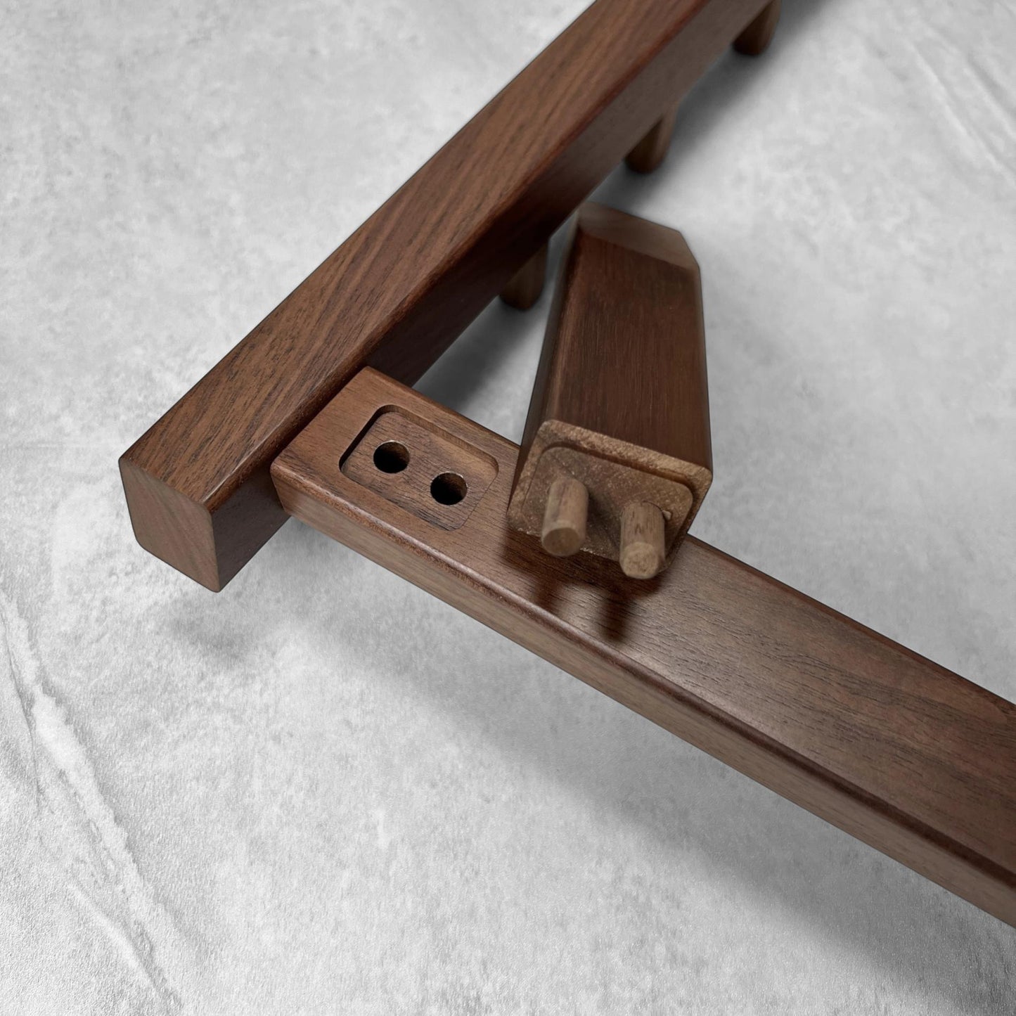 6-Tier Walnut Knife Stand