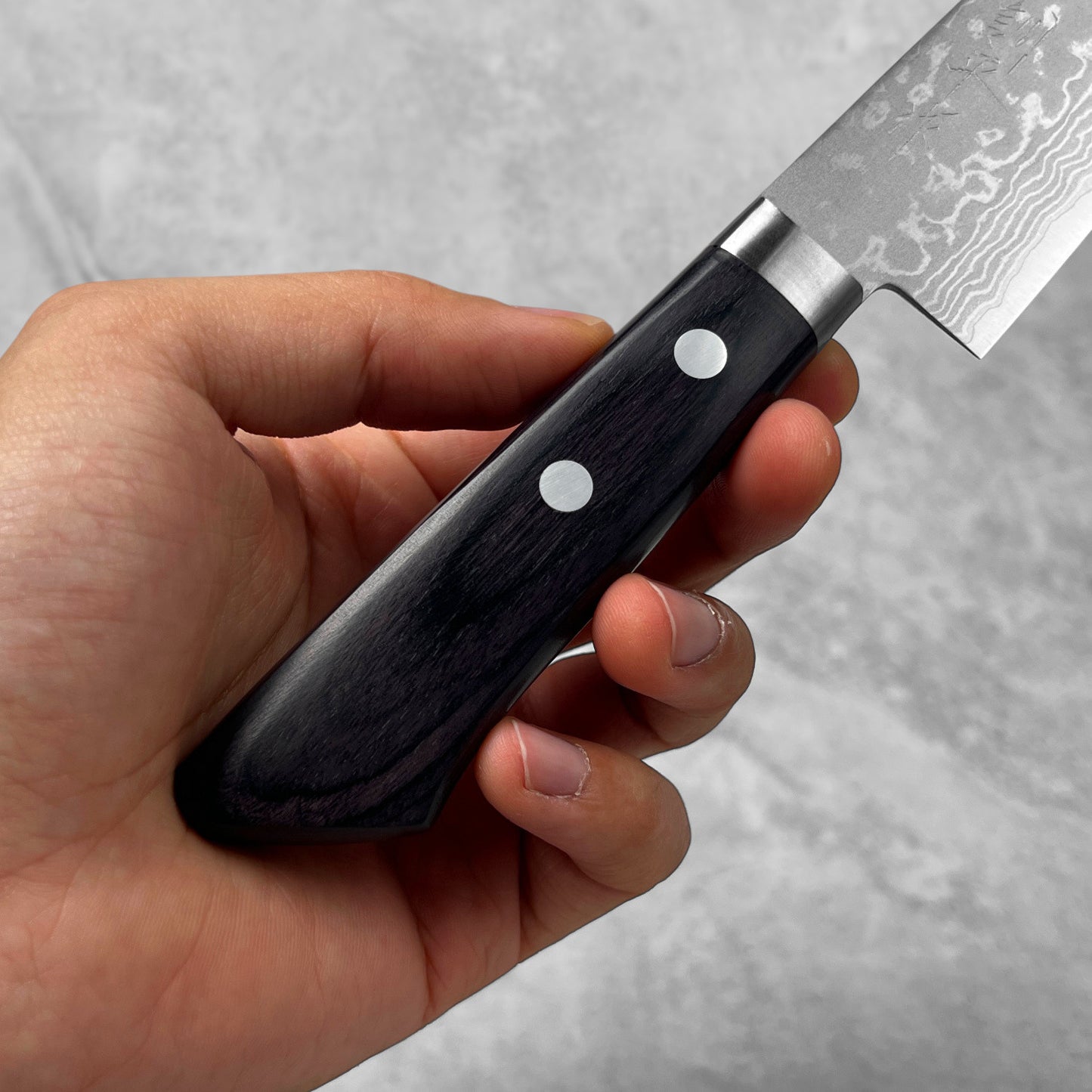 Masutani Sairyu VG10 Damascus Western Ko-Santoku 130mm
