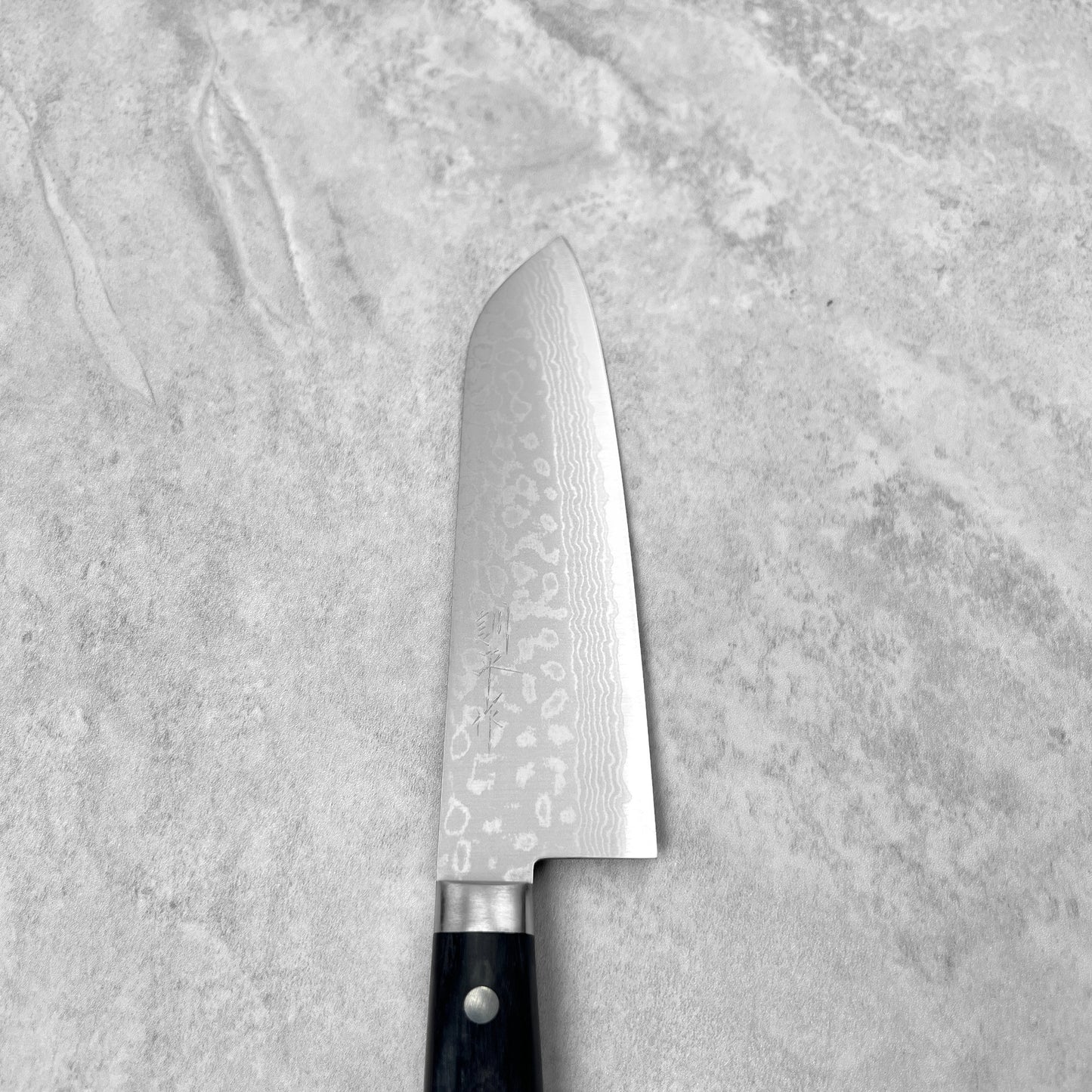 Masutani Sairyu VG10 Damascus Western Santoku 165mm