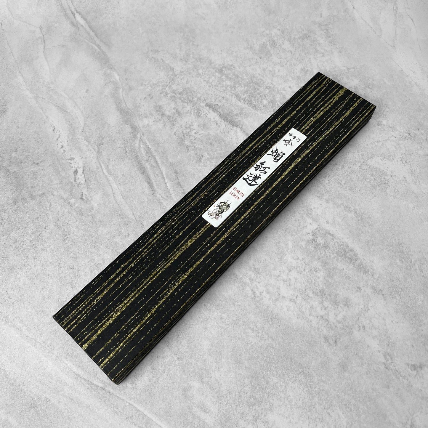 Sakai Takayuki Homura Guren Blue #2 Kurouchi Tsuchime Kengata Yanagiba 300mm (by Itsuo Doi)