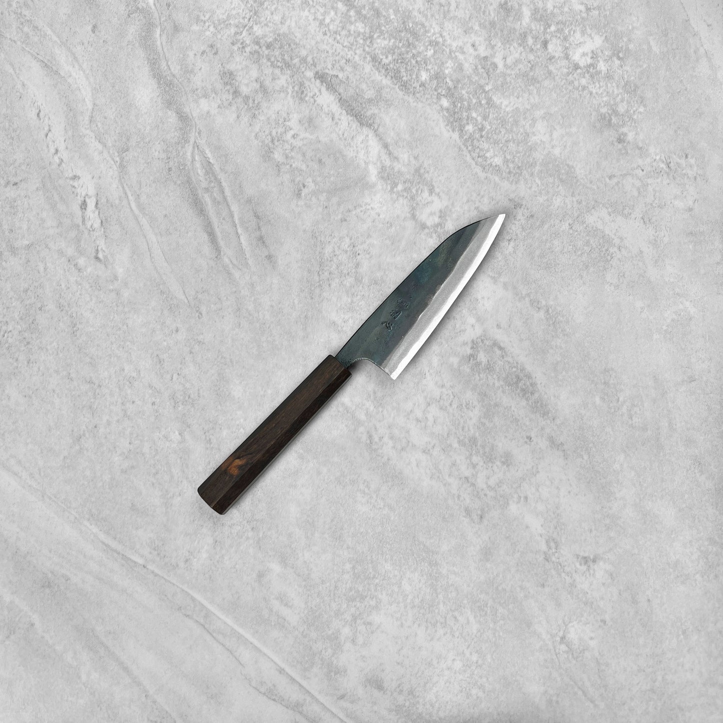 Hatsukokoro Kokugei Blue #1 Kurouchi Petty 120mm