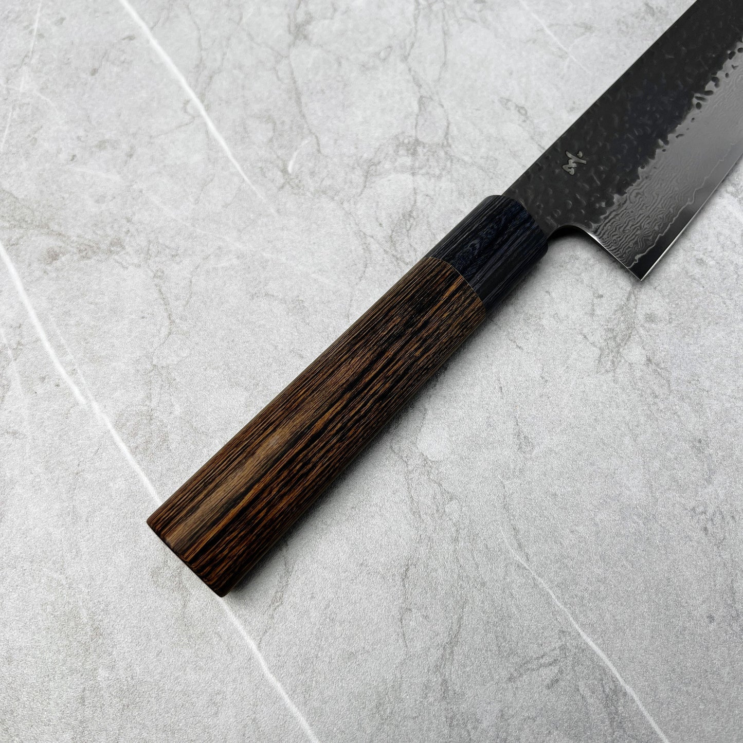 Shizu Hamono Gen VG10 Kurouchi Damascus Nakiri