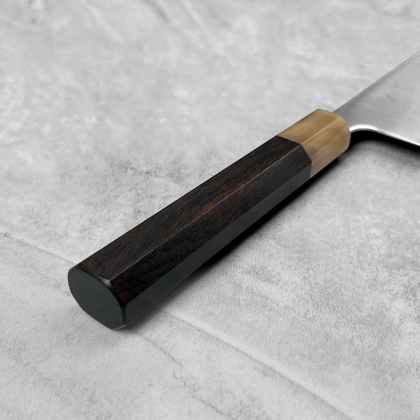 Tsunehisa AS Migaki Kiritsuke 210mm (Ebony & Buffalo Horn Handle)