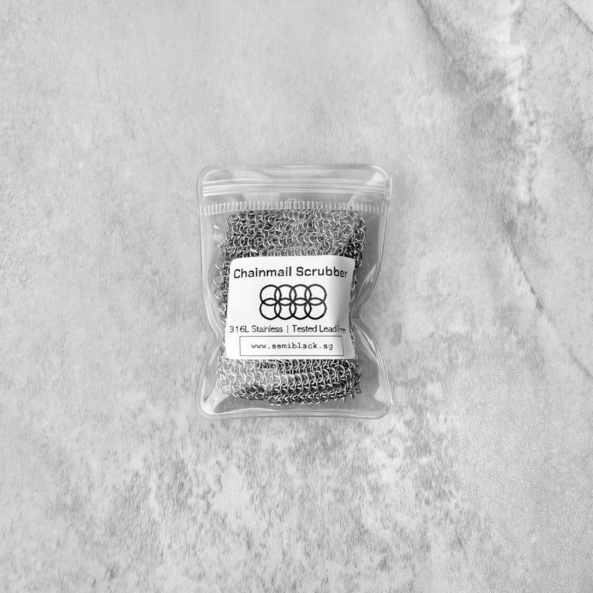 Semiblack Chainmail Scrubber