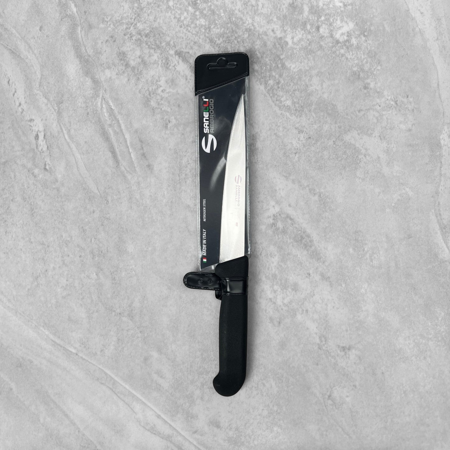 Ambrogio Sanelli Supra Nitro-B Flexible Fish Filleting Knife 180mm (Black)