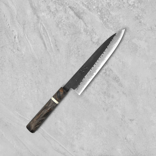 Hatsukokoro Shinkiro AS Kurouchi Damascus Gyuto 210mm