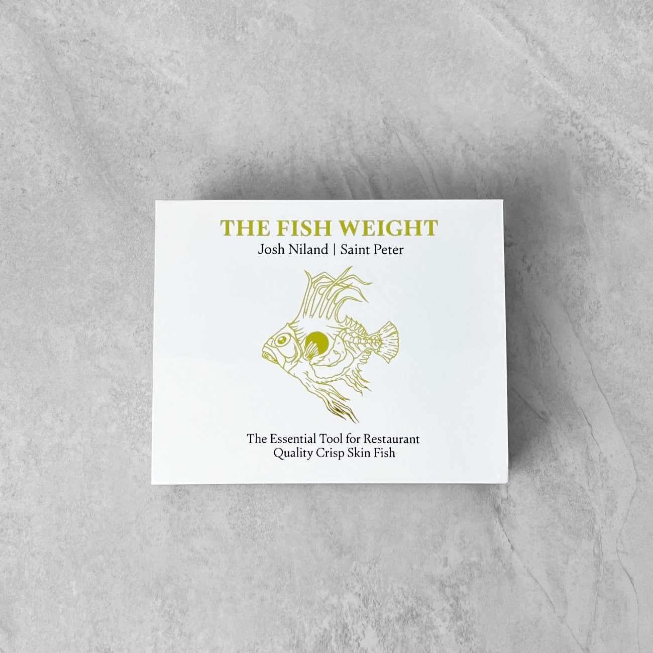 Josh Niland's Stainless Steel Fish Weight/Press
