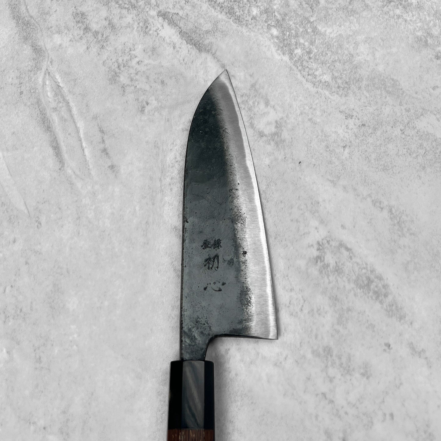 Hatsukokoro Kurokaze Blue #2 Double Beveled Deba 180mm