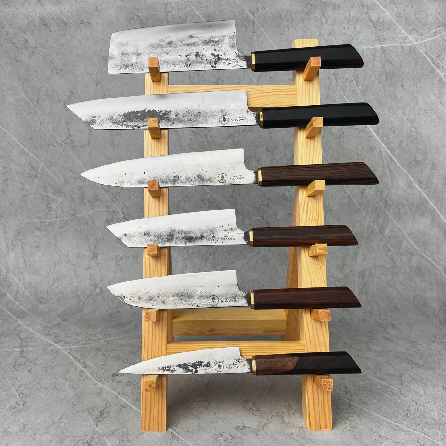 Dao Vua 52100 Nashiji Knives