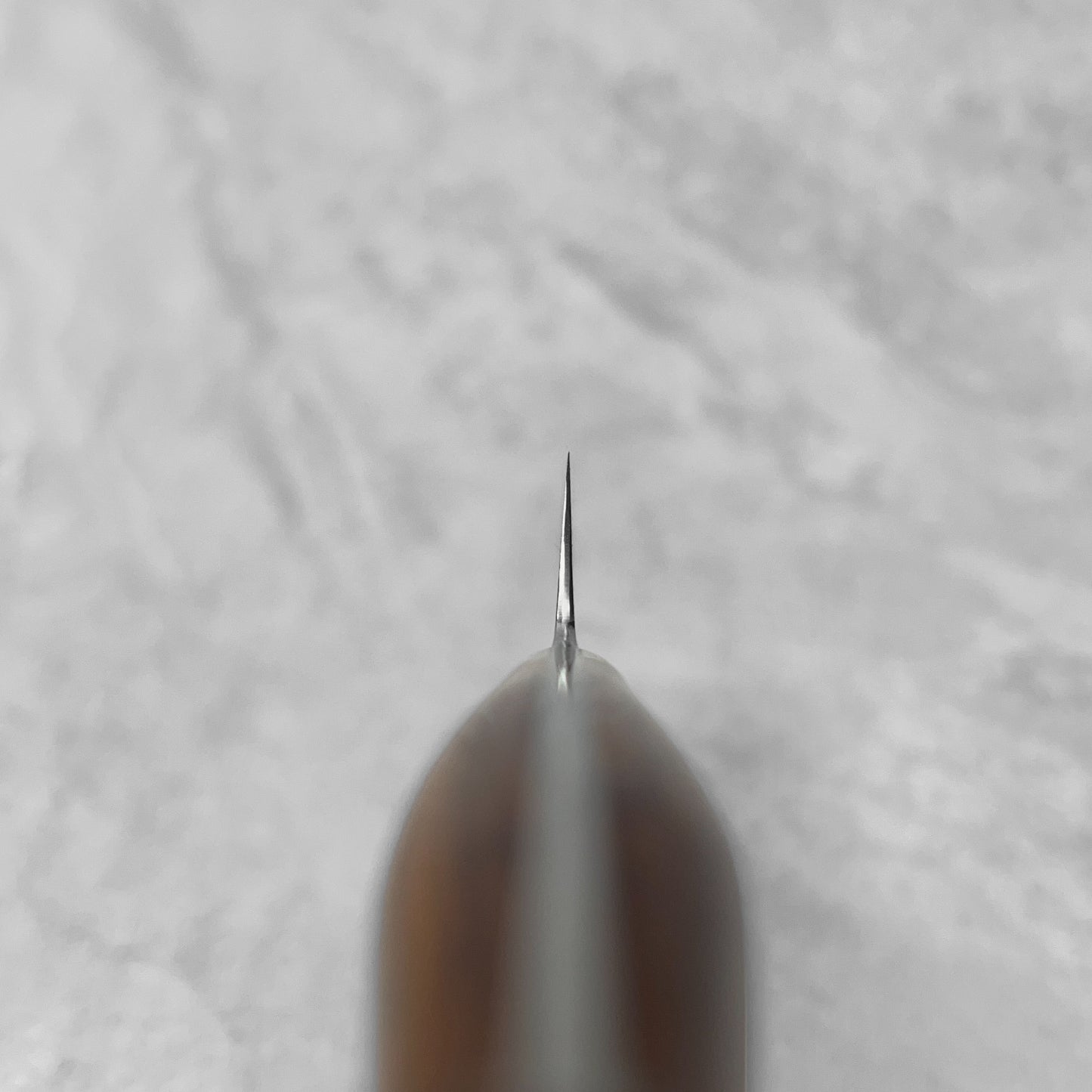 Nigara Hamono Anmon "Raindrop Damascus" SG2 Ironwood Western Petty 150mm