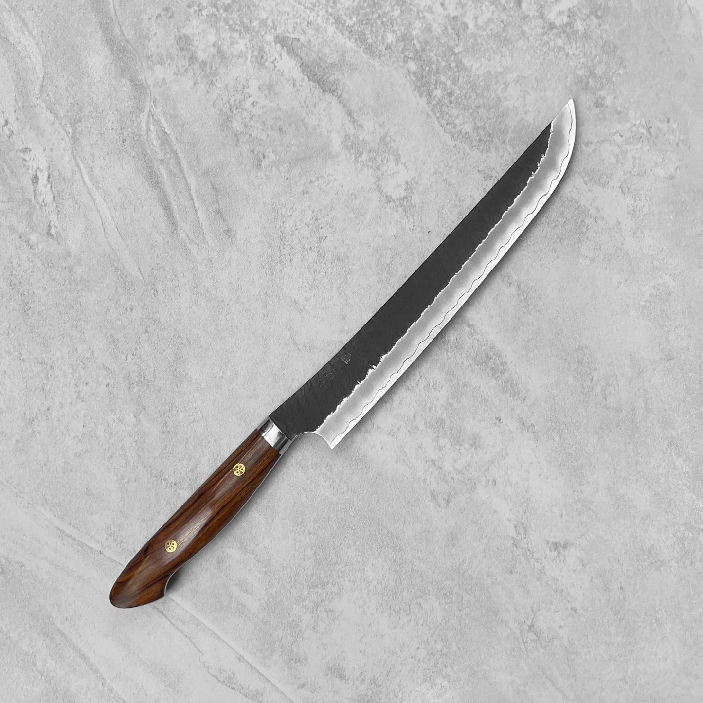Nigara Hamono SG2 Kurouchi Tsuchime Ironwood Western Sakimaru Sujihiki