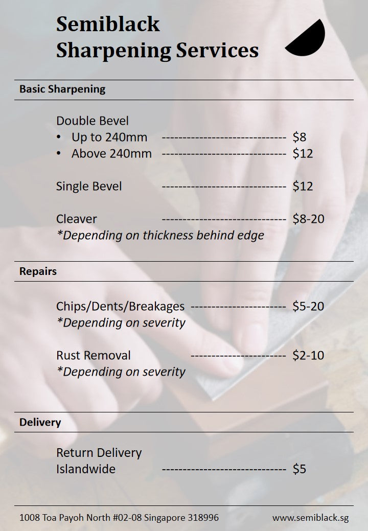 Sharpening Service