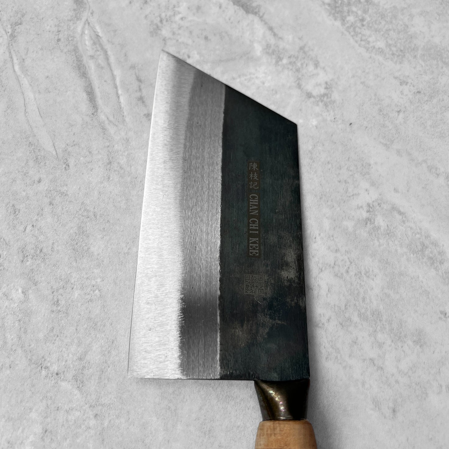CCK x Shibata Carbon Steel Kurouchi Tall Bunka 200mm