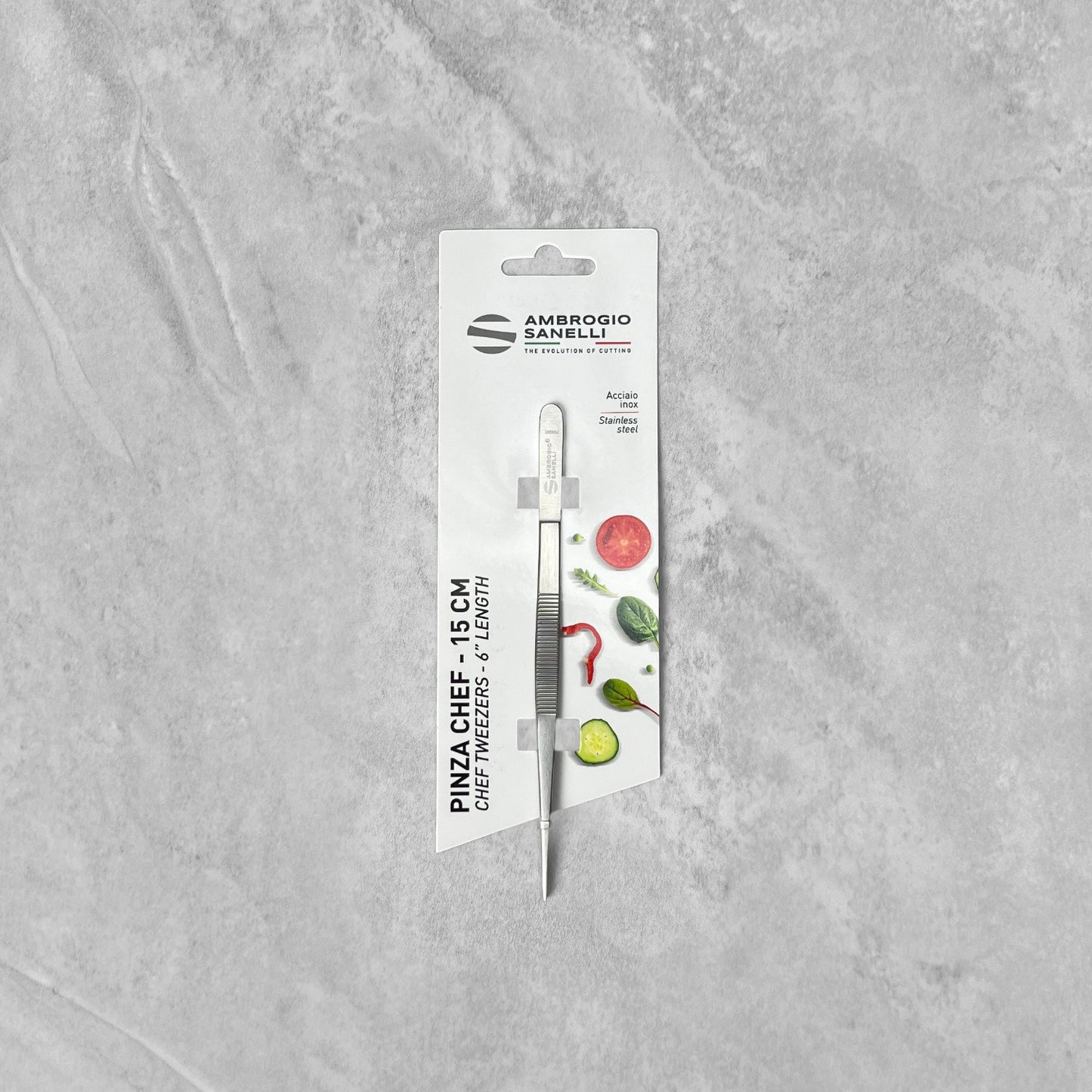 Ambrogio Sanelli Stainless Steel Straight Tweezer 150mm