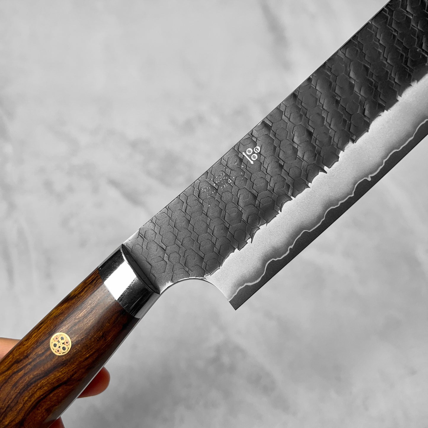 Nigara Hamono SG2 Kurouchi Tsuchime Ironwood Western Sakimaru Sujihiki
