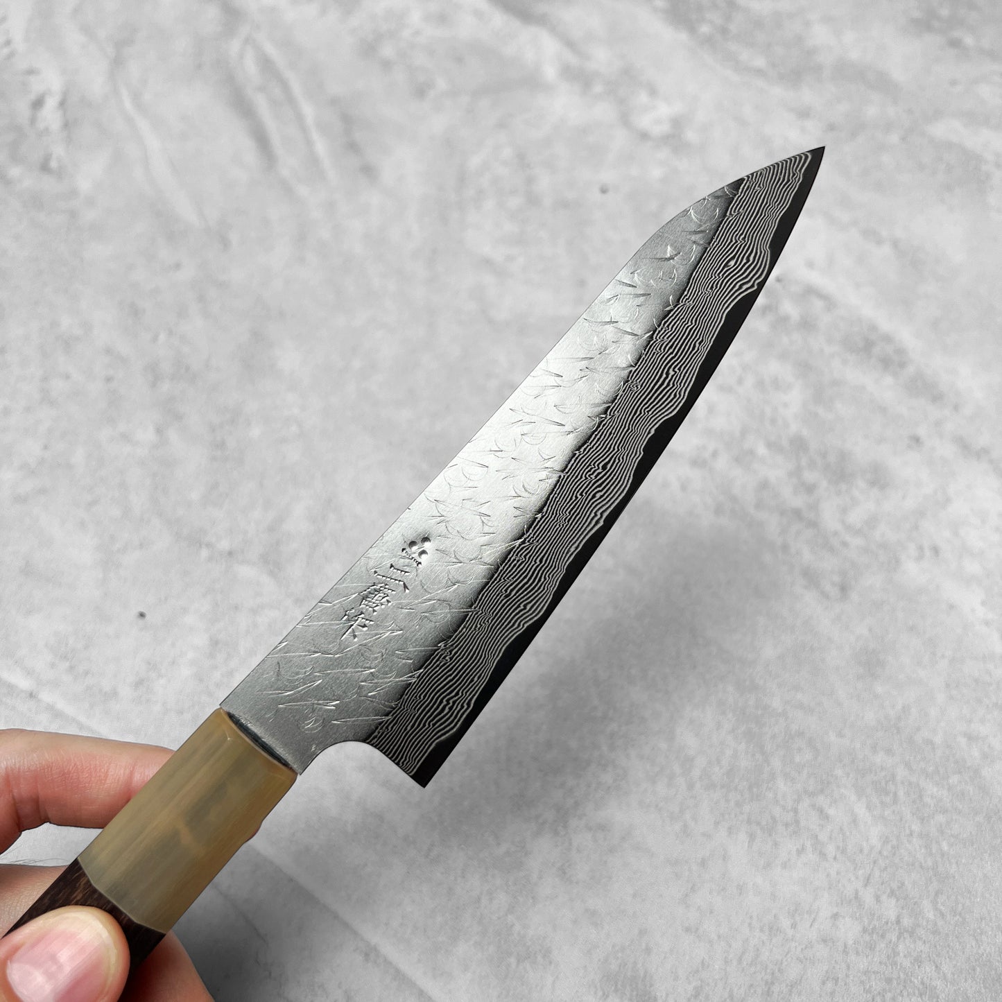 Nigara Hamono SG STRIX Tsuchime Damascus Petty 150mm