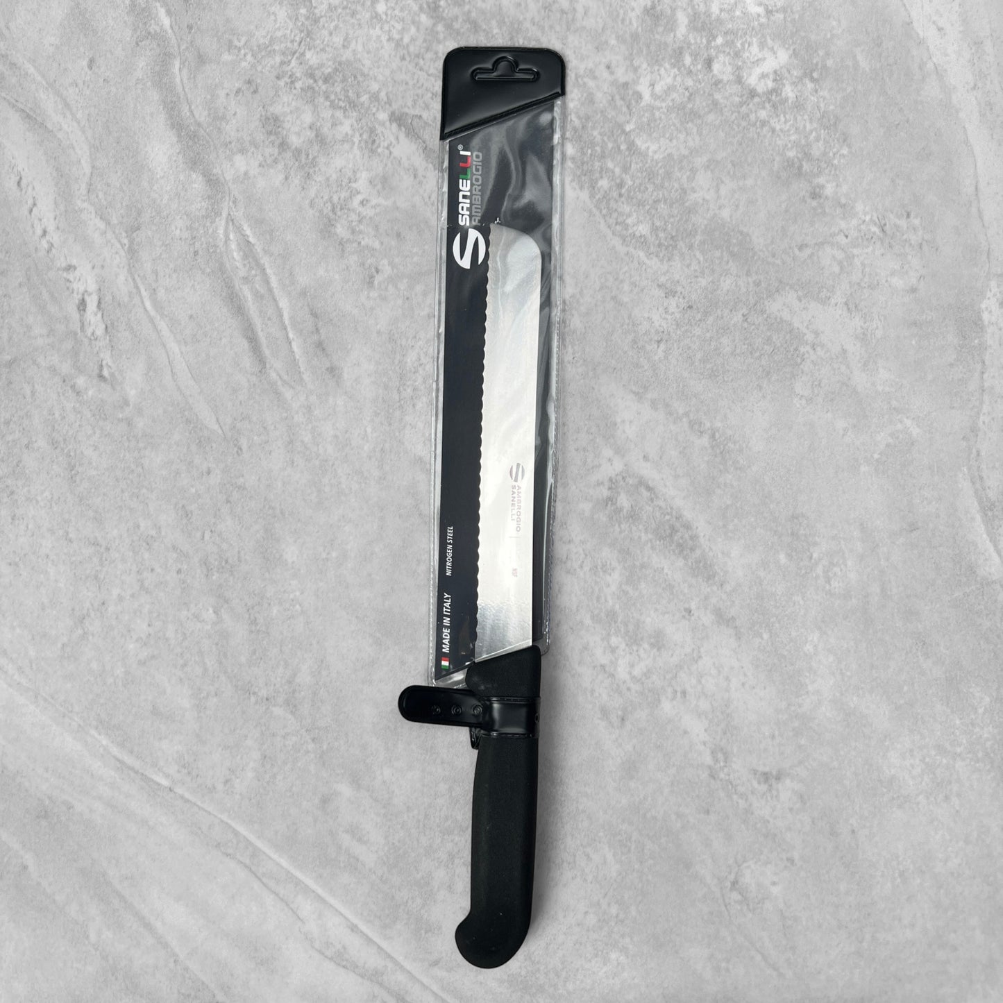 Ambrogio Sanelli Supra Nitro-B Bread Knife 210mm (Black)