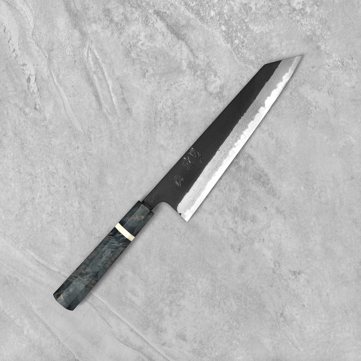 Hatsukokoro Shinkiro AS Kurouchi Damascus Kiritsuke Gyuto