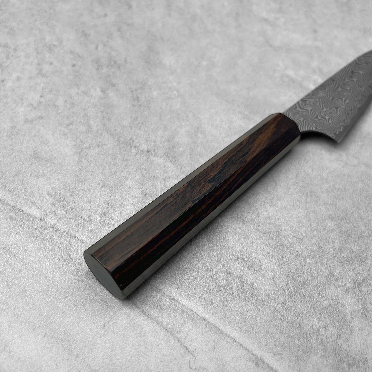 Nigara Hamono Anmon "Raindrop Damascus" SG2 Petty 120mm