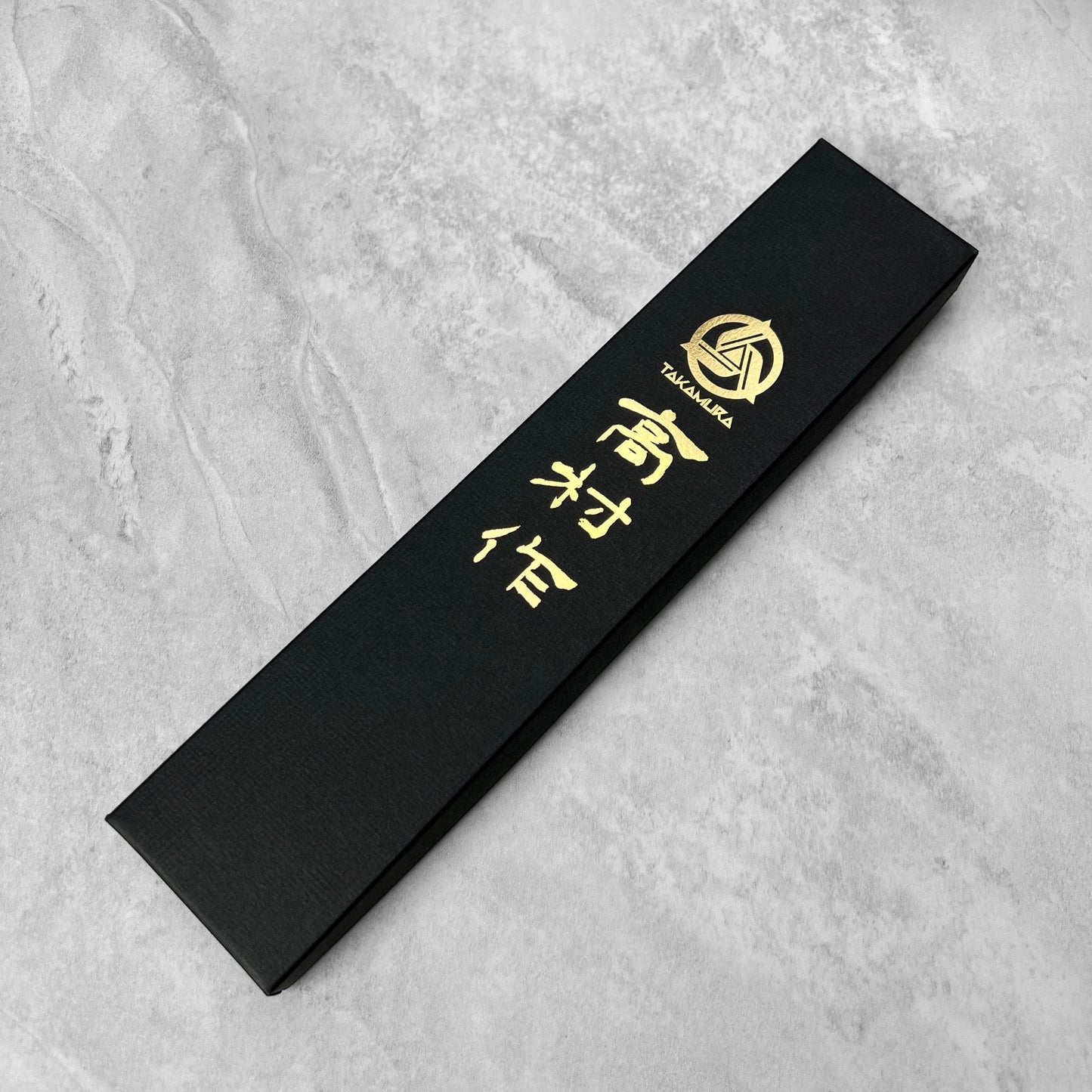 Takamura Chromax Tsuchime Brown Western Santoku 170mm