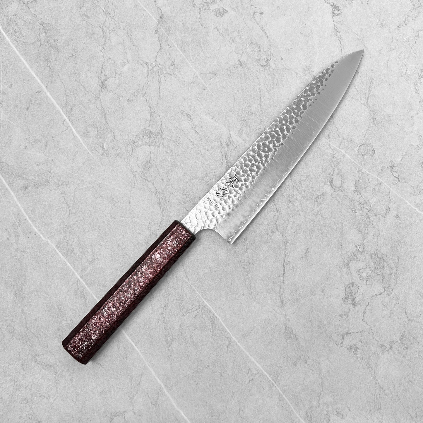 Seki Kanetsugu Shiun VG10 Blood Red Gyuto 200mm