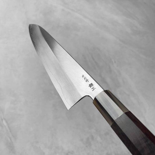 Hatsukokoro-x-Nakagawa-Ginsan-Gyuto-240mm-Back-Detail-Steel-Type