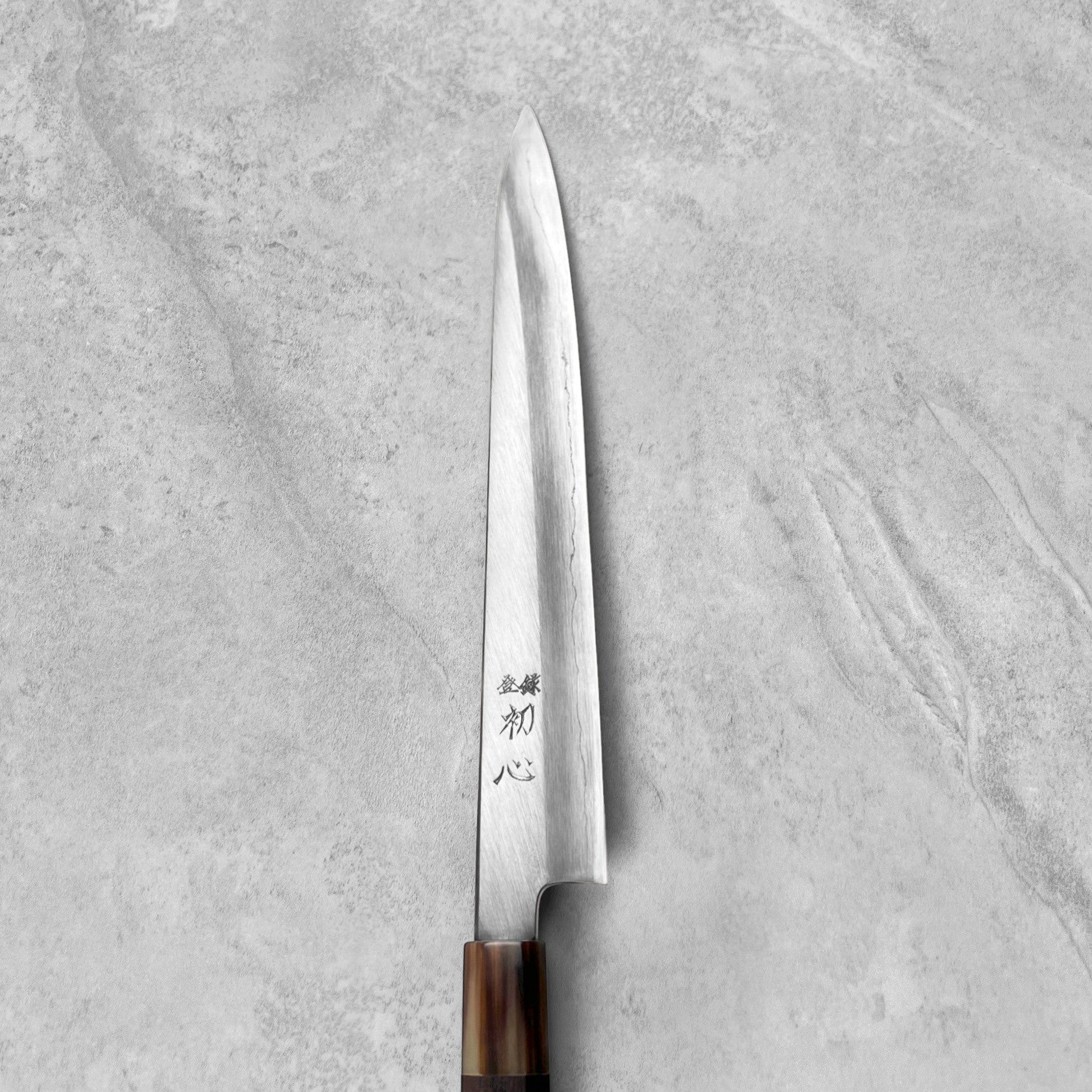 Hatsukokoro x Nakagawa Ginsan Sujihiki 270mm – Semiblack