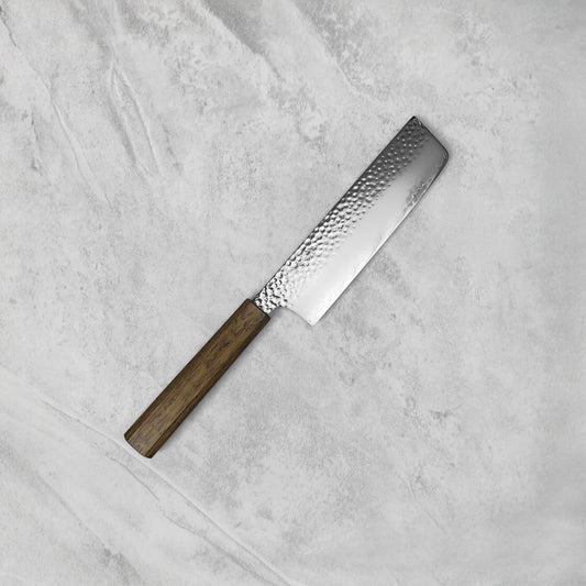 Seki Kanetsugu Shiun VG10 Soot Black Nakiri 165mm