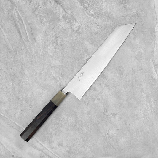 Tsunehisa Ginsan Migaki Kiritsuke 240mm (Ebony & Buffalo Horn Handle)