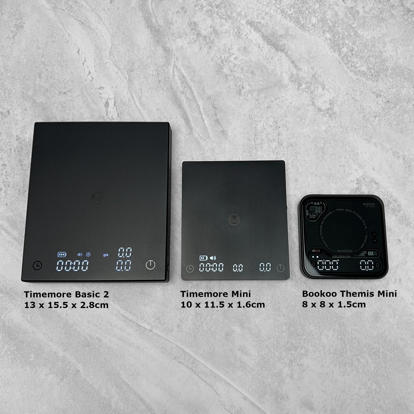 Bookoo Themis Mini Coffee Scale & Case