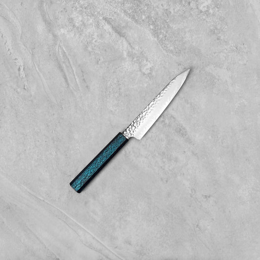Seki Kanetsugu Shiun VG10 Cerulean Blue Petty 150mm