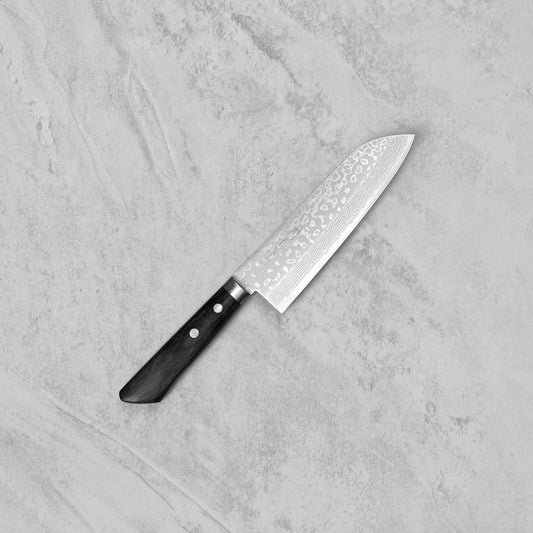 Masutani Sairyu VG10 Damascus Western Santoku 165mm