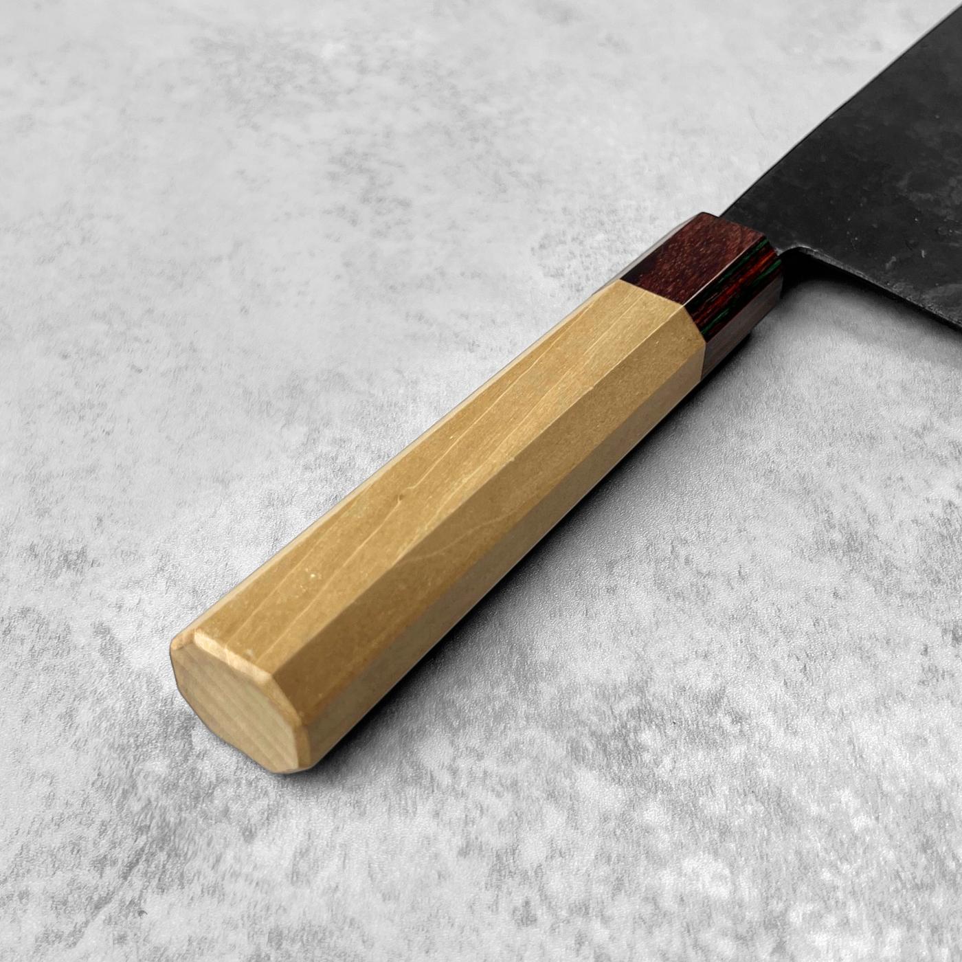 Yosimitu Kajiya White #2 Kurouchi Tall Nakiri 170mm