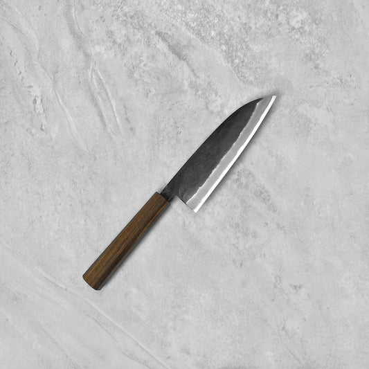 Hatsukokoro Sumi Blue #2 Kurouchi Santoku 165mm