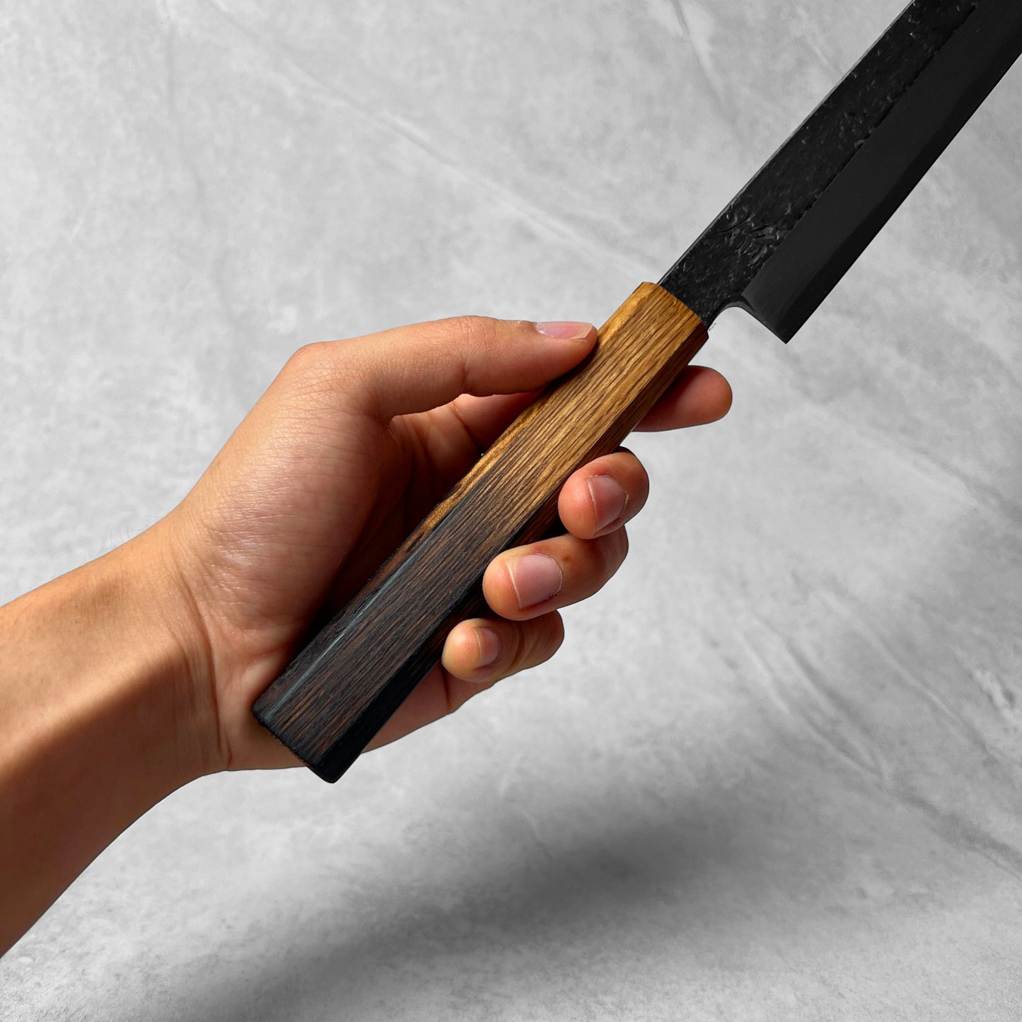 Sakai Takayuki Homura Guren Blue #2 Kurouchi Tsuchime Yanagiba 300mm (by Itsuo Doi)