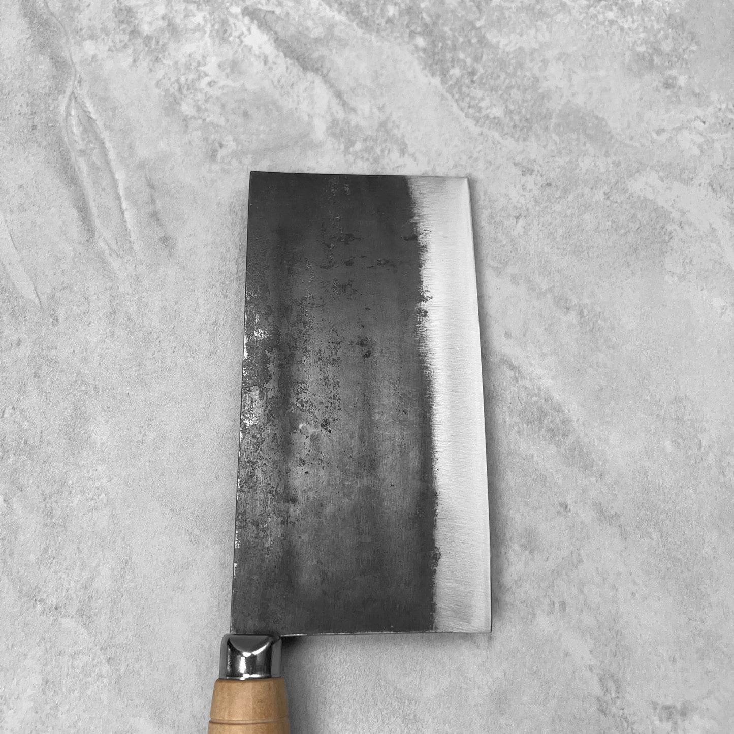 Hatsukokoro Sentan White #2 Kurouchi Cleaver 200mm