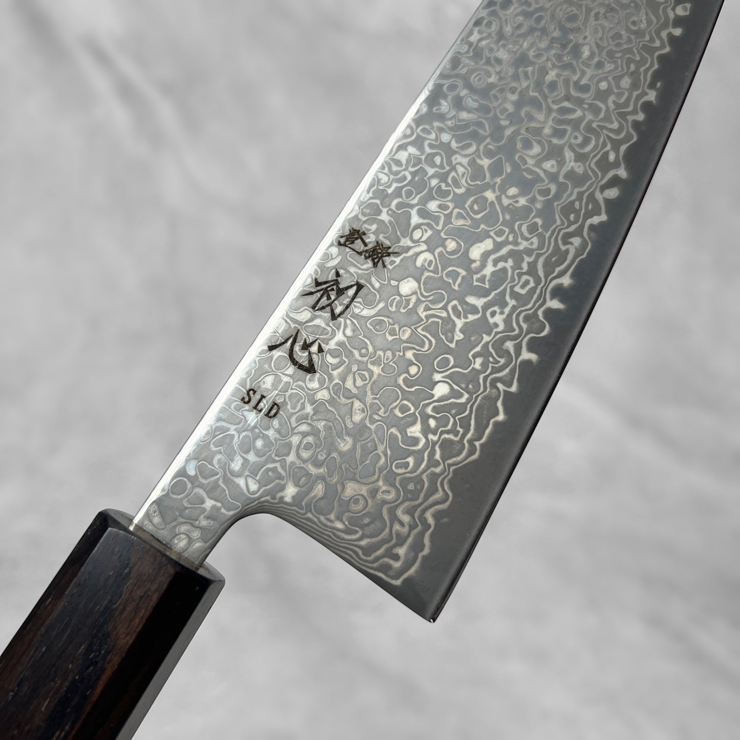 Hatsukokoro Hikari SLD Damascus Kurozome Gyuto 210mm