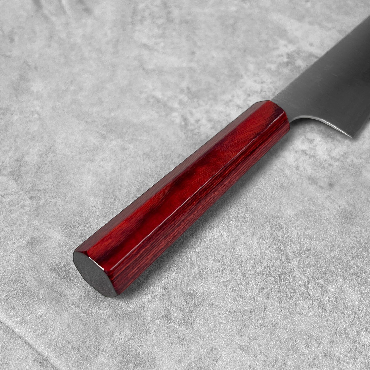 Kei Kobayashi SG2 Migaki Gyuto 210mm (Red Urushi Handle)