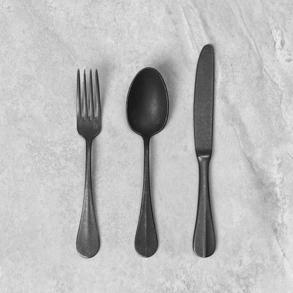 Aoyoshi Flatware Baguette Classic Collection (Black Vintage Finish)