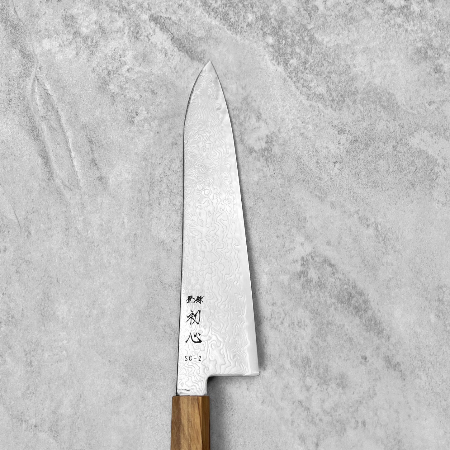 Hatsukokoro Ryuhyo SG2 Damascus Gyuto 210mm