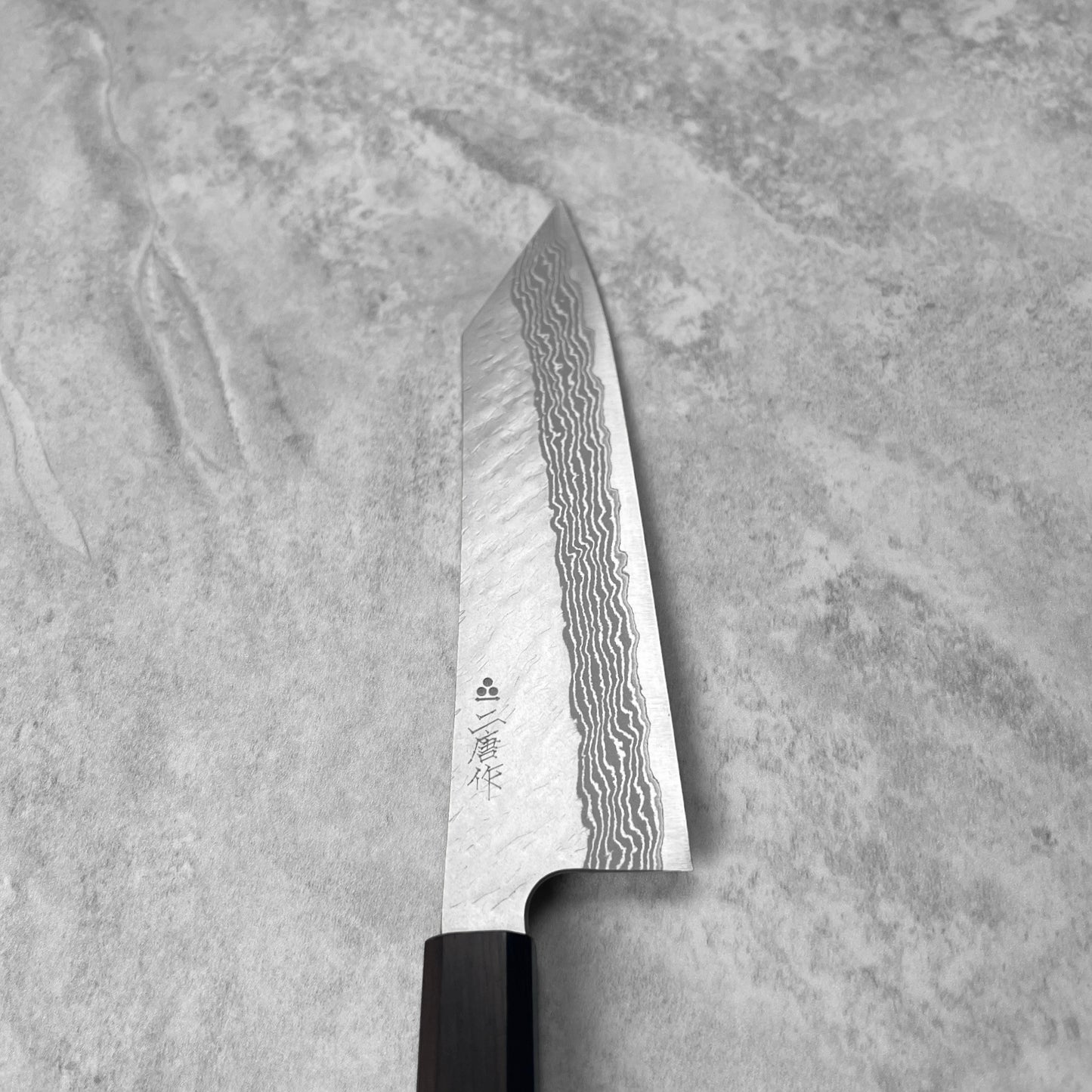 Nigara Hamono VG10 Tsuchime Damascus Kiritsuke Gyuto 210mm