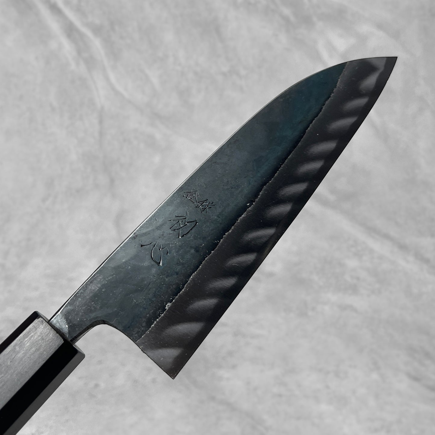 Hatsukokoro Kuronami Blue #2 Kurouchi Santoku 165mm