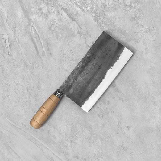 Hatsukokoro Sentan White #2 Kurouchi Cleaver 200mm
